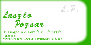 laszlo pozsar business card